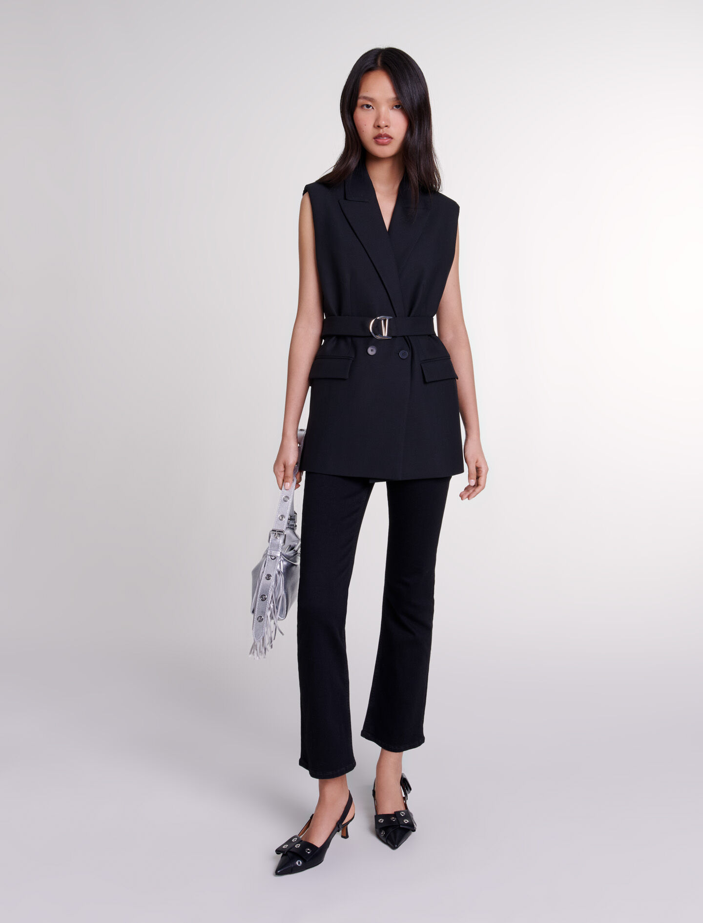 Sleeveless suit jacket Suit jackets Maje