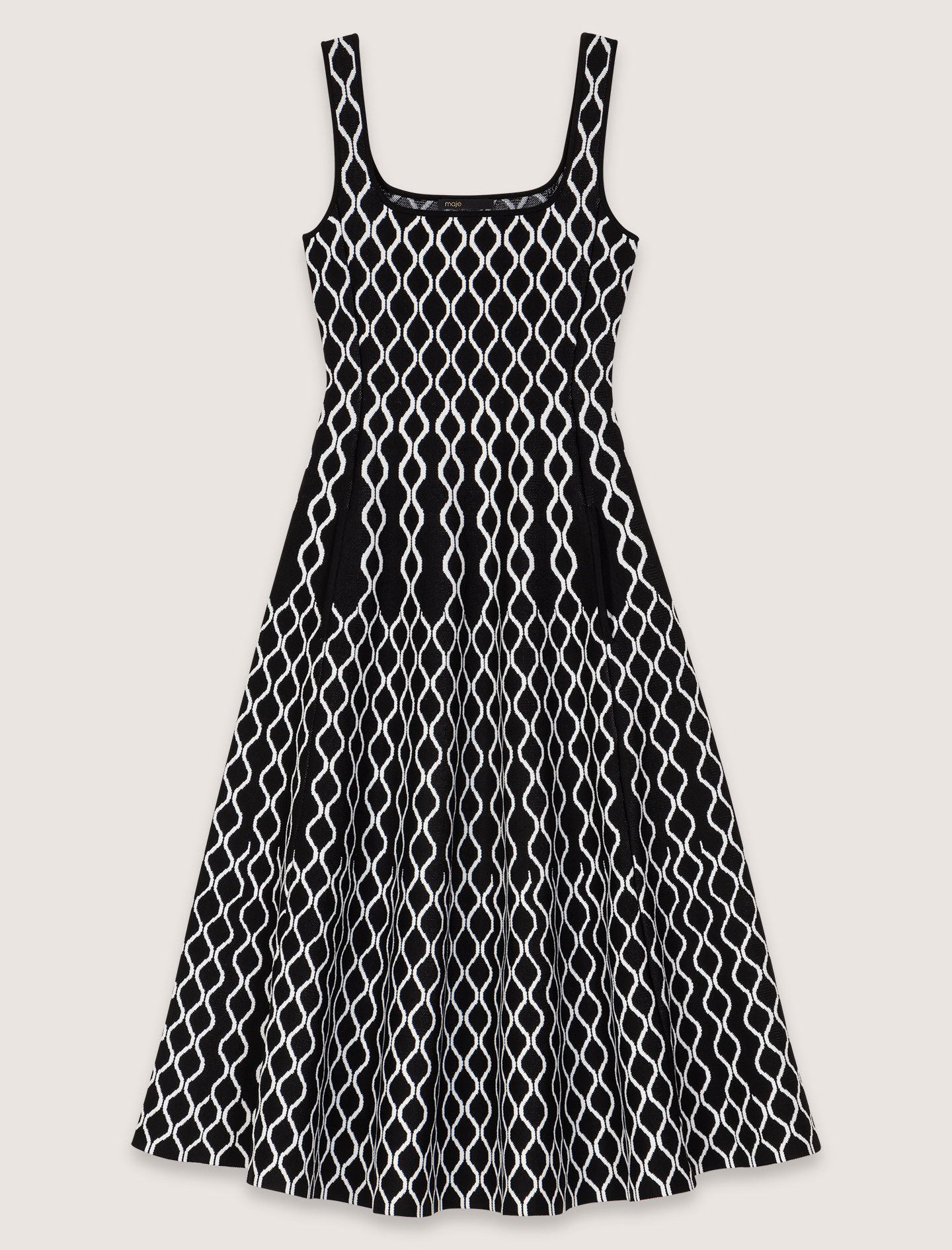 IMANE JACQUARD KNIT DRESS　AMERI　vintage 美品✨Ameri IMANE JACQUARD KNIT DRESS S