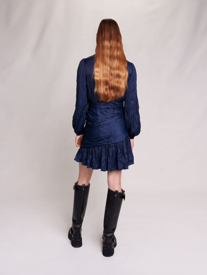 Short draped dress