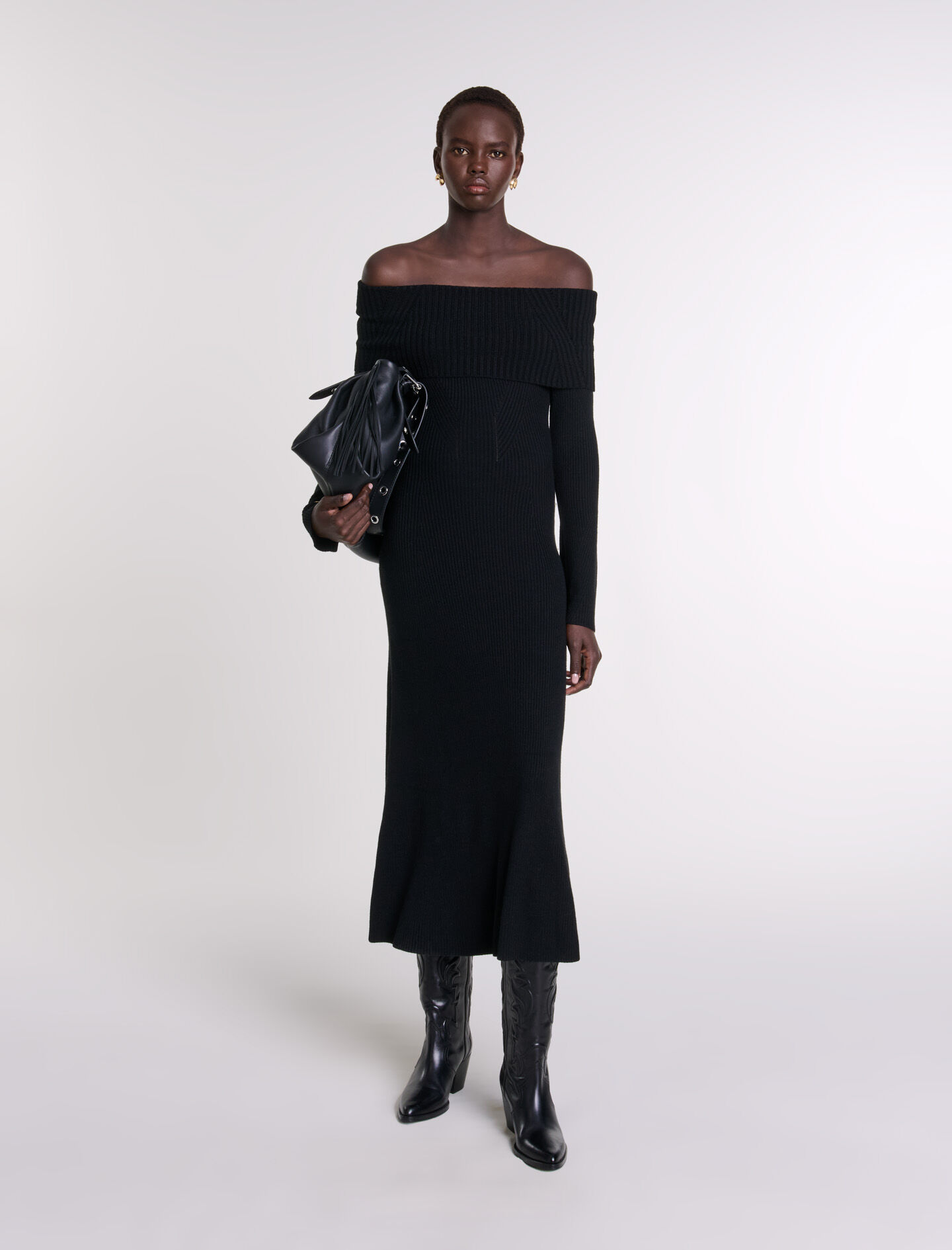 Maje robe longue shop