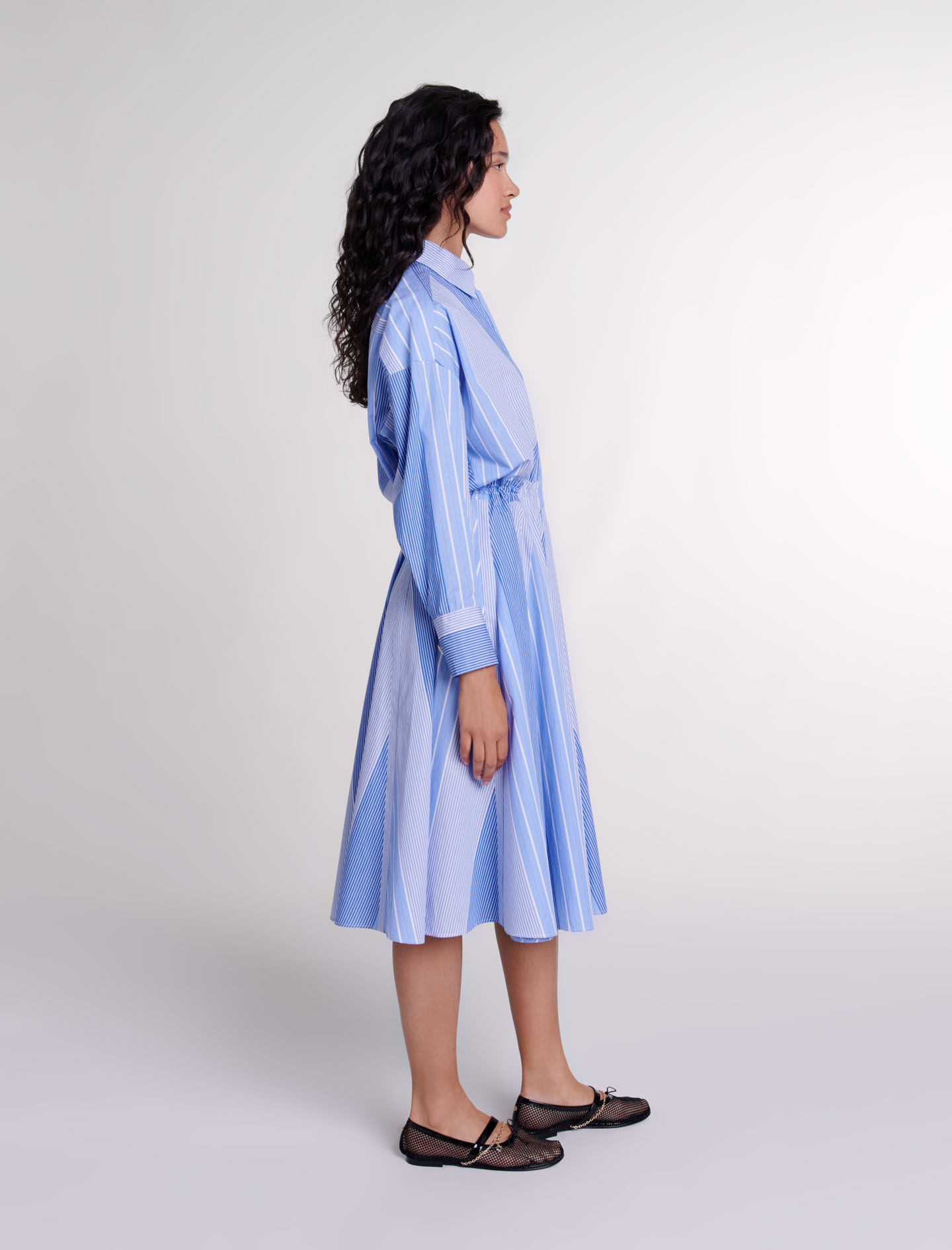 訳あり・アウトレット特集 Striped patchwork dress - Shirt dresses | Maje ワンピース