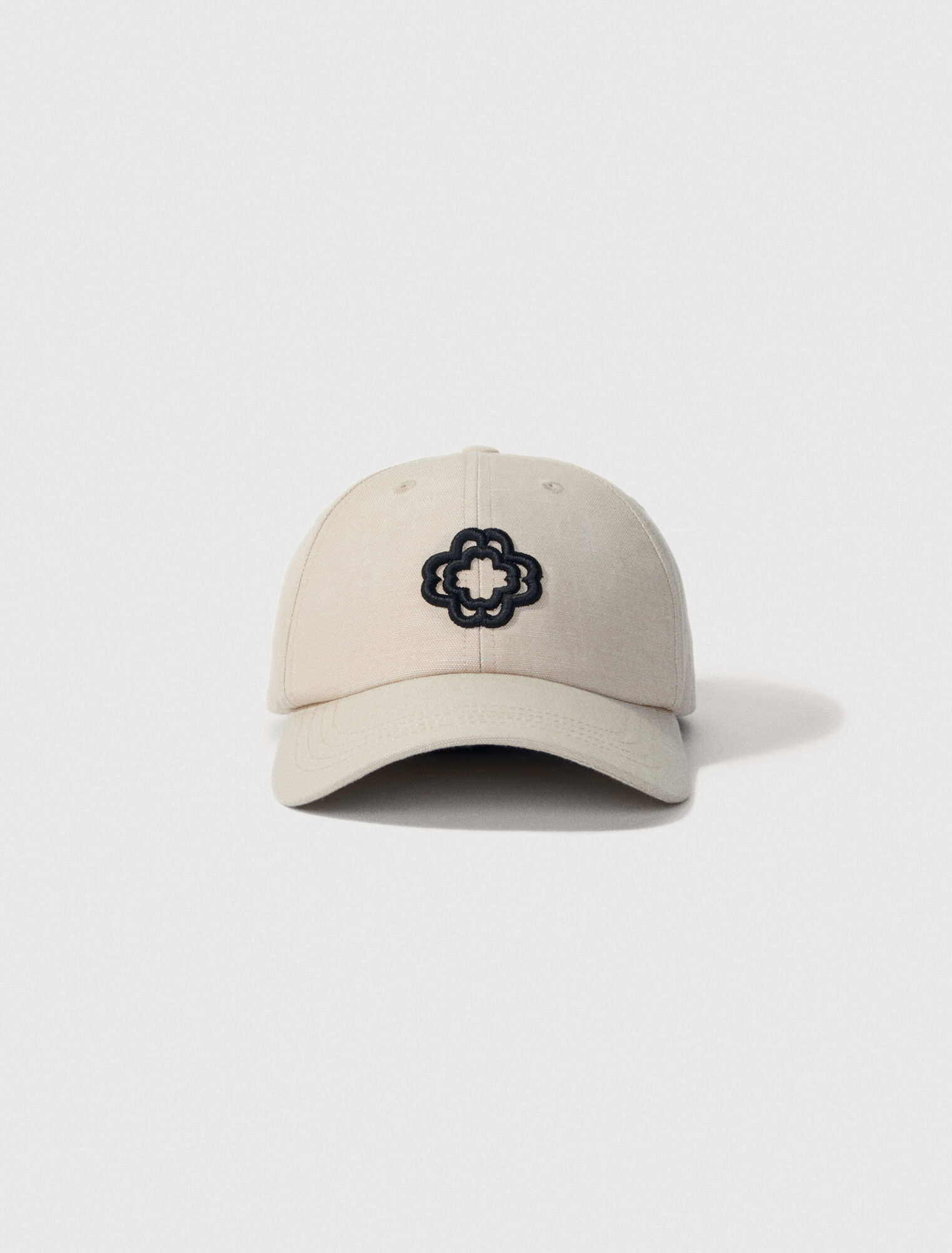 Linen and cotton cap