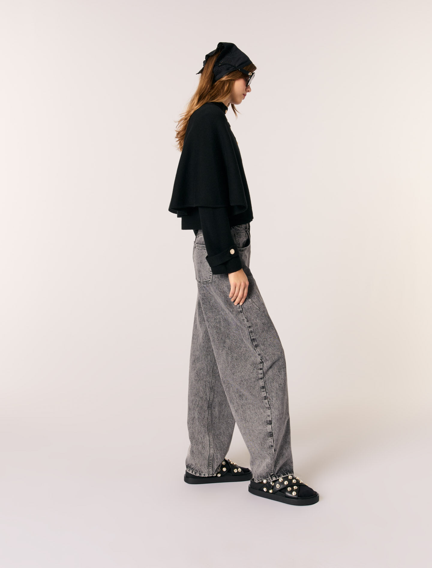 Cape-effect cardigan - Cardigans | Maje