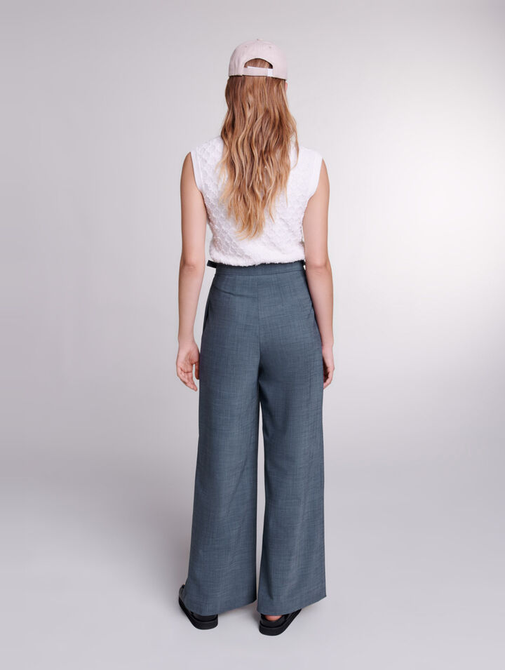 Wide-leg trousers