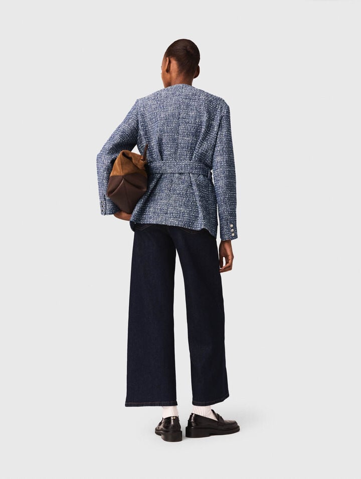 4-pocket tweed jacket