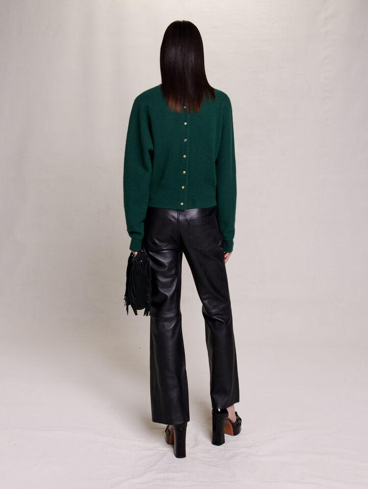 Reversible cashmere jumper