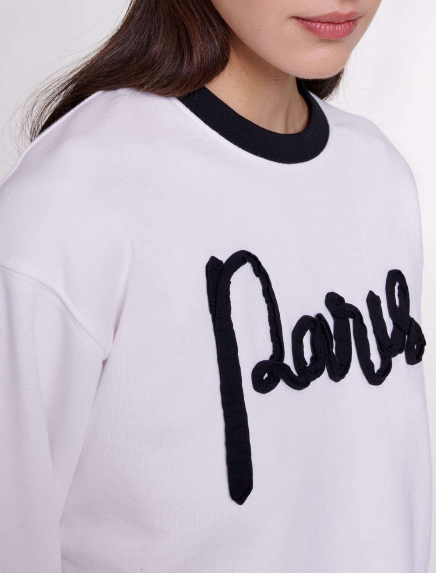 Cropped sweatshirt
