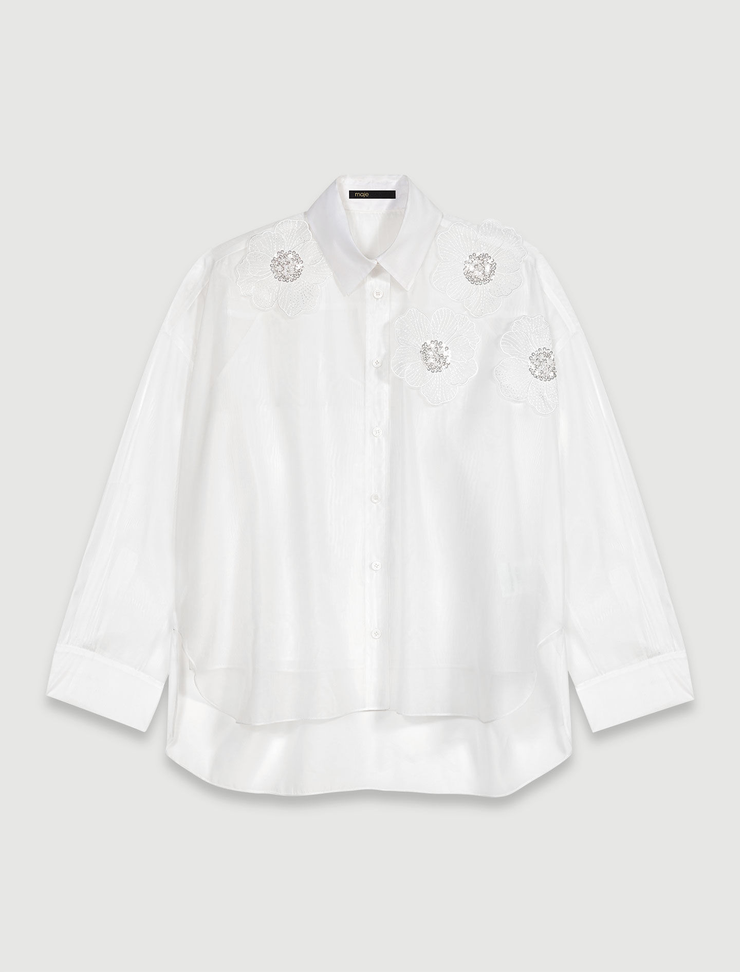 Organza shirt - Shirts | Maje Organza shirt - Shirts | Maje
