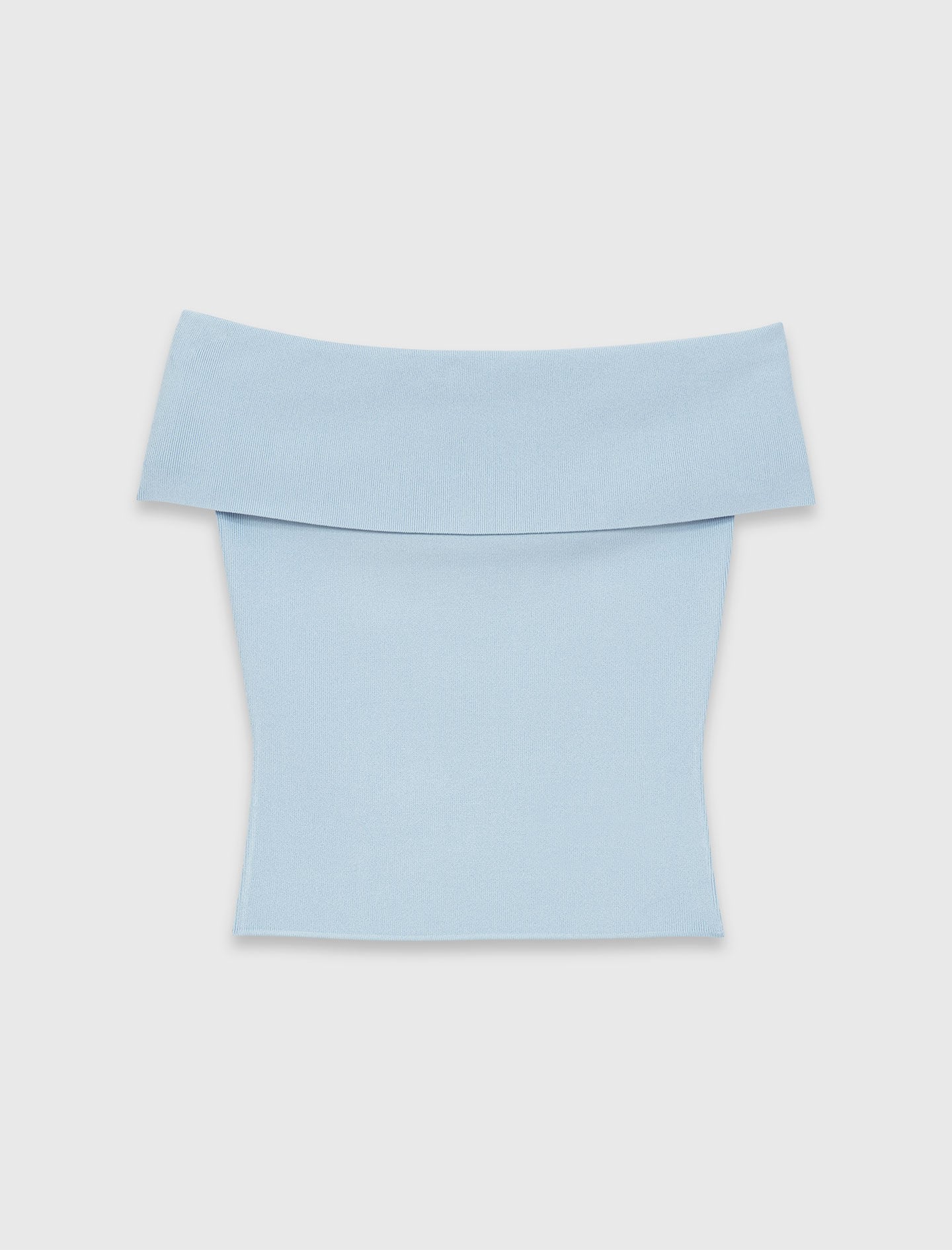 Bardot rib knit top 7