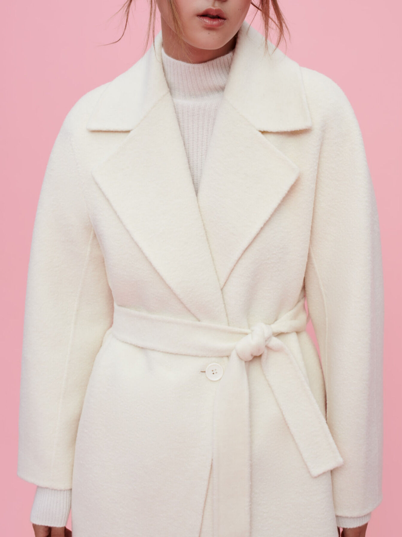 Textured double-faced coat Textured double-faced coat