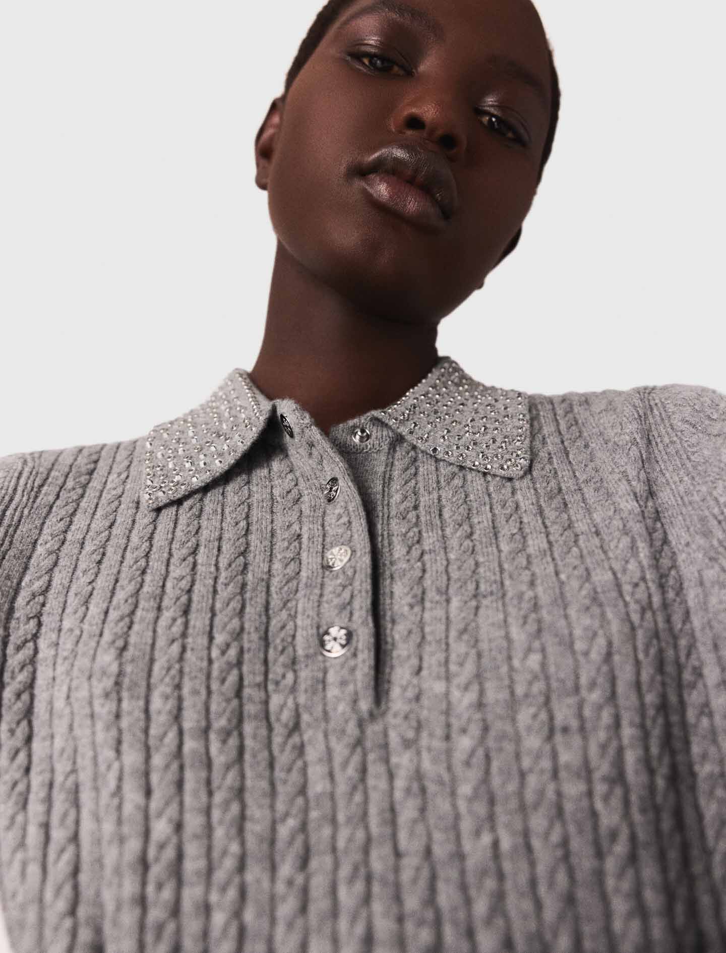 トップス EGONLab DIAMOND KNIT POLO トップス EGONLab DIAMOND KNIT POLO トップス EGONLab DIAMOND