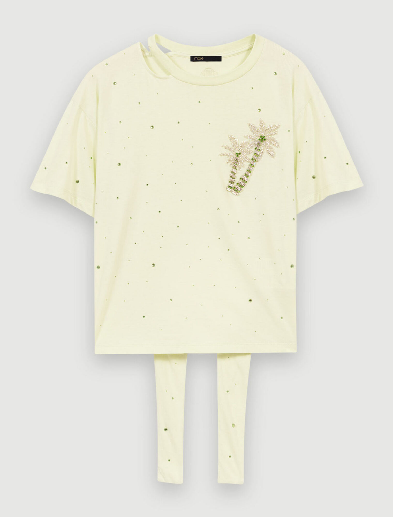 Palm crystal T-shirt