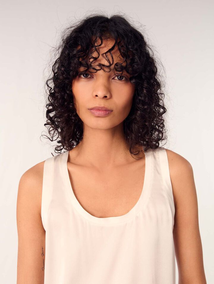 Silk tank top
