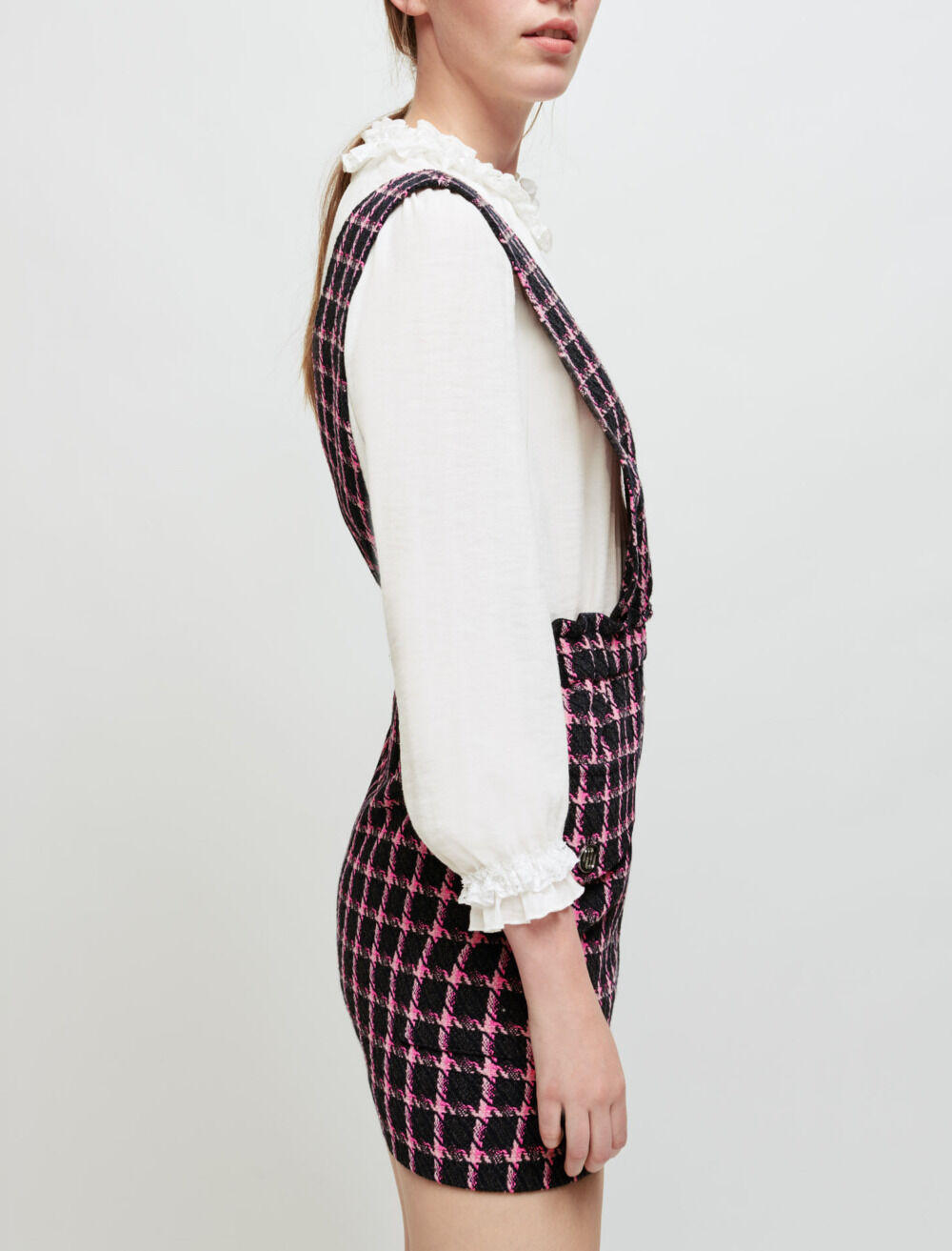 Maje gingham skirt dress shop