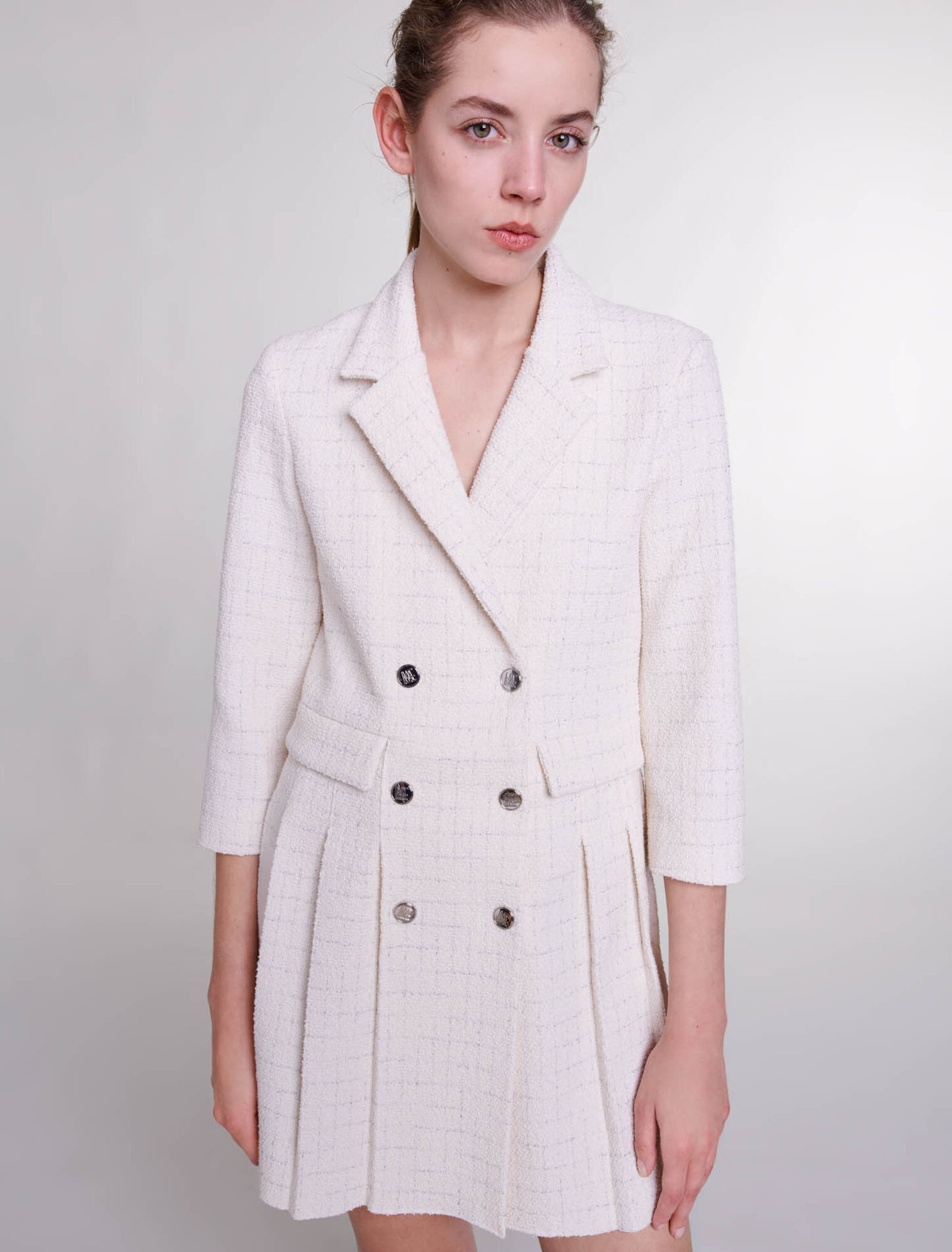 Short button-up dress