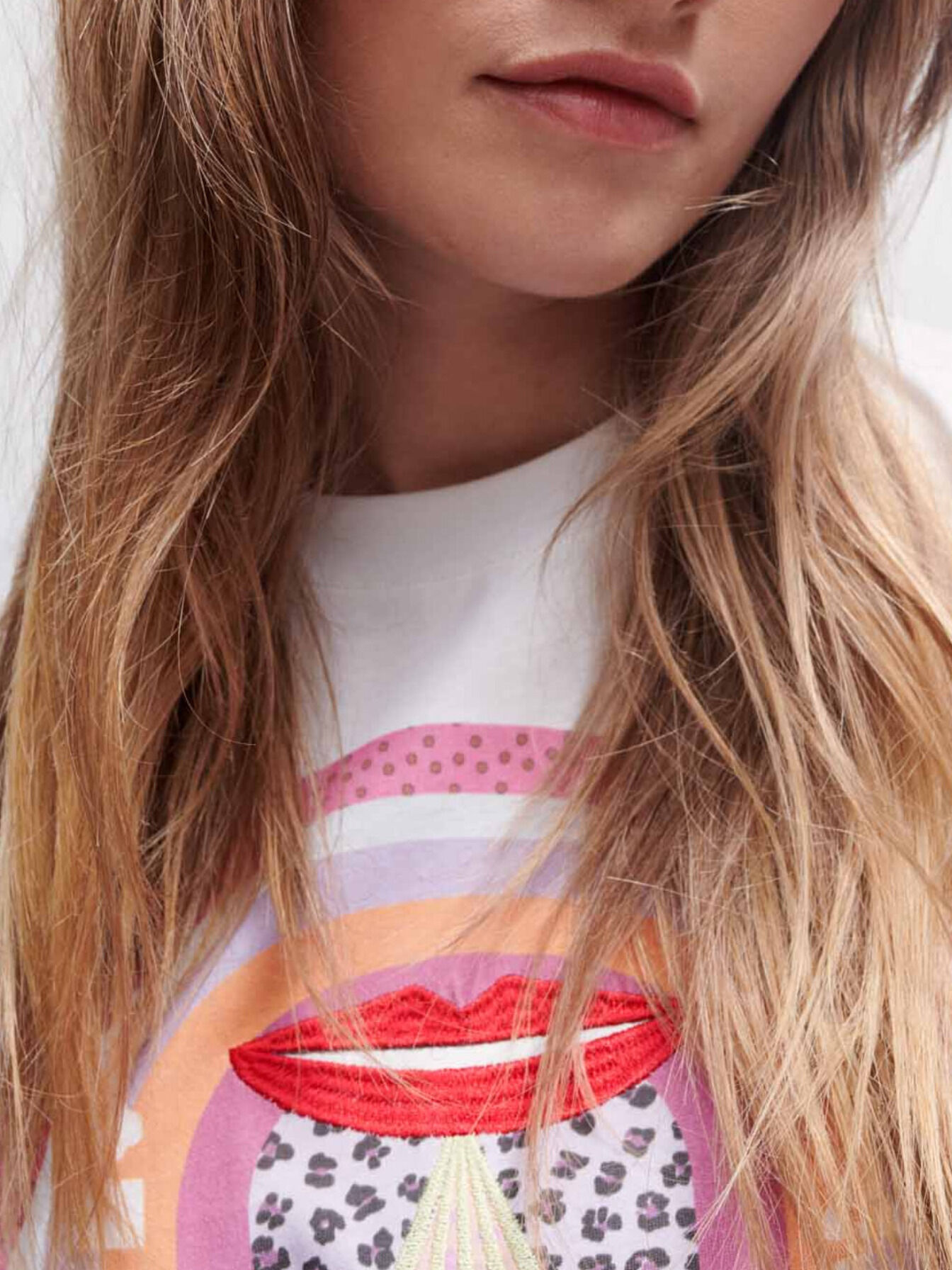 トップス 10th Anniversary Logo Embroidery Tee 36 Embroidered T-shirt White For Women | Maje
