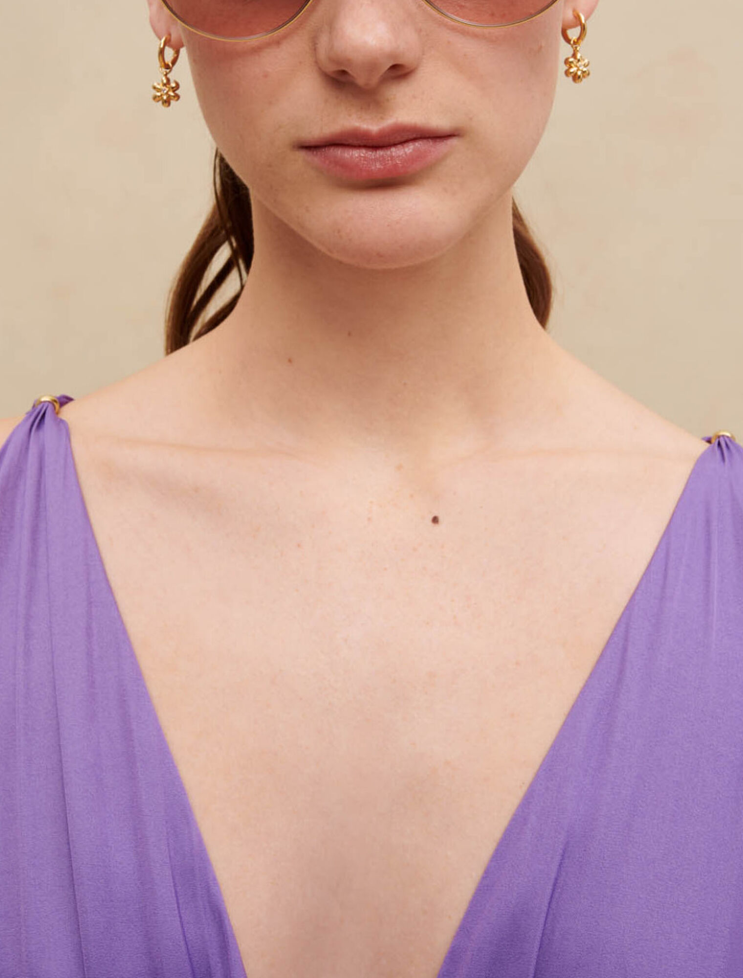 Satin maxi dress