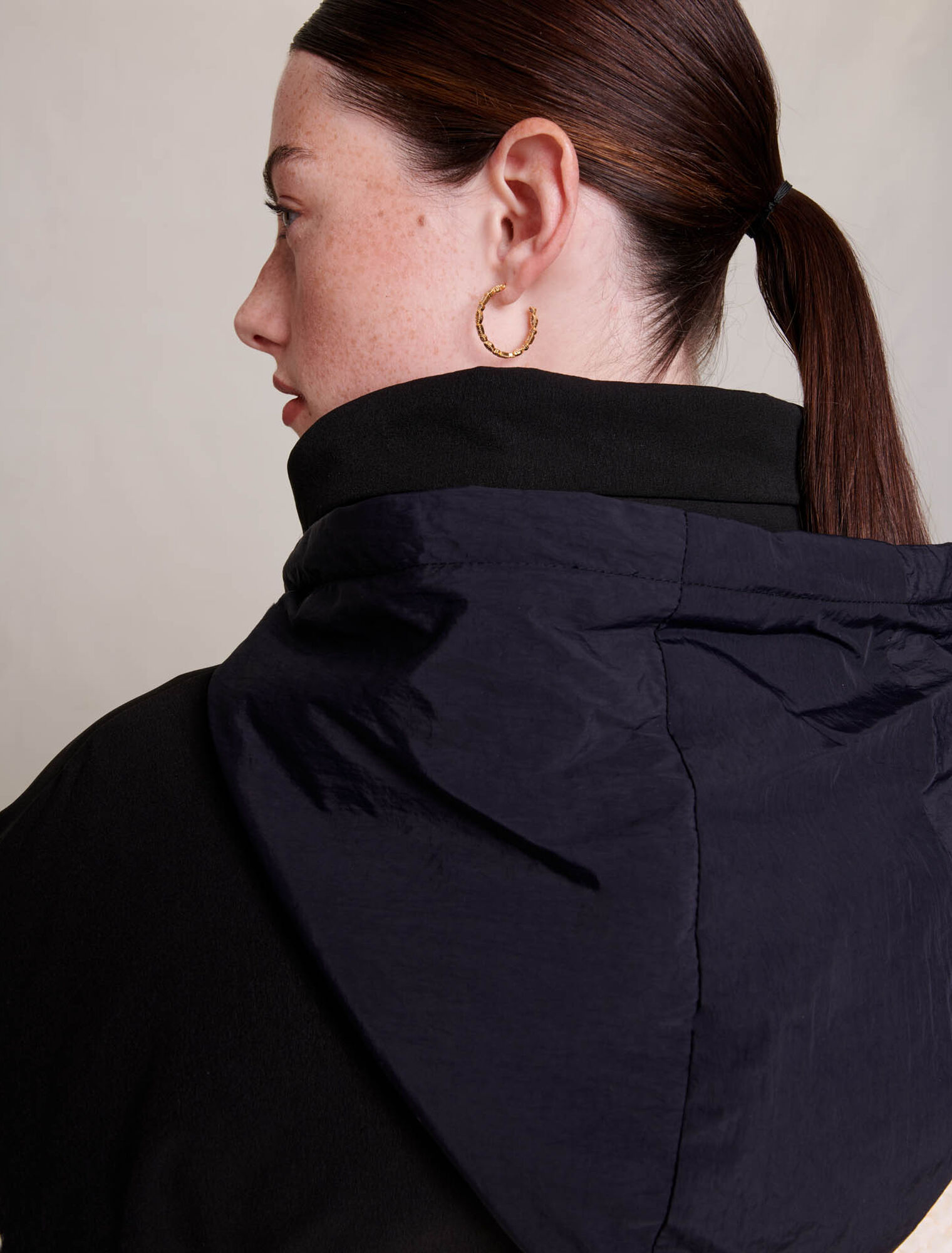 Bicolour padded jacket - Coats | Maje