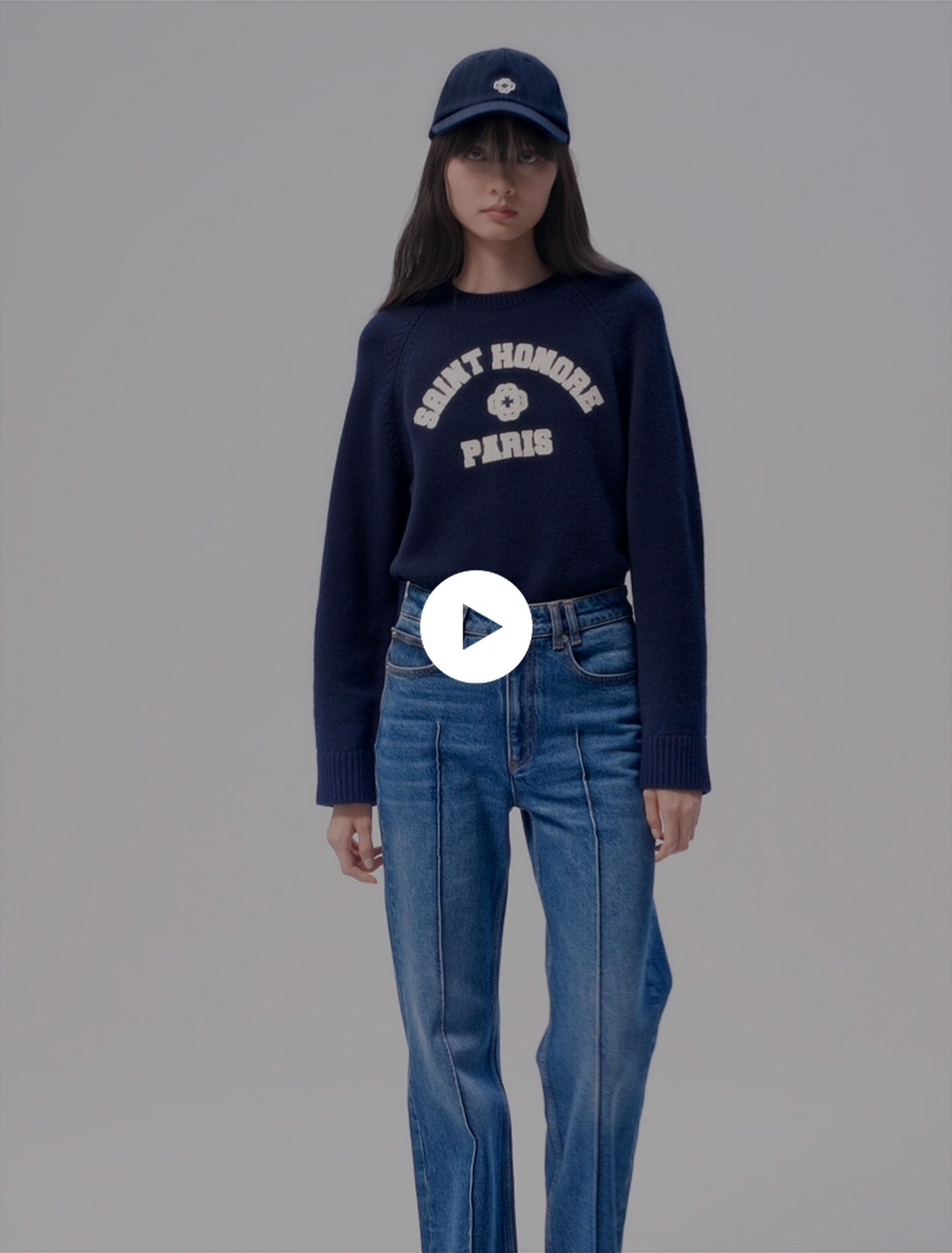 Straight-leg jeans
