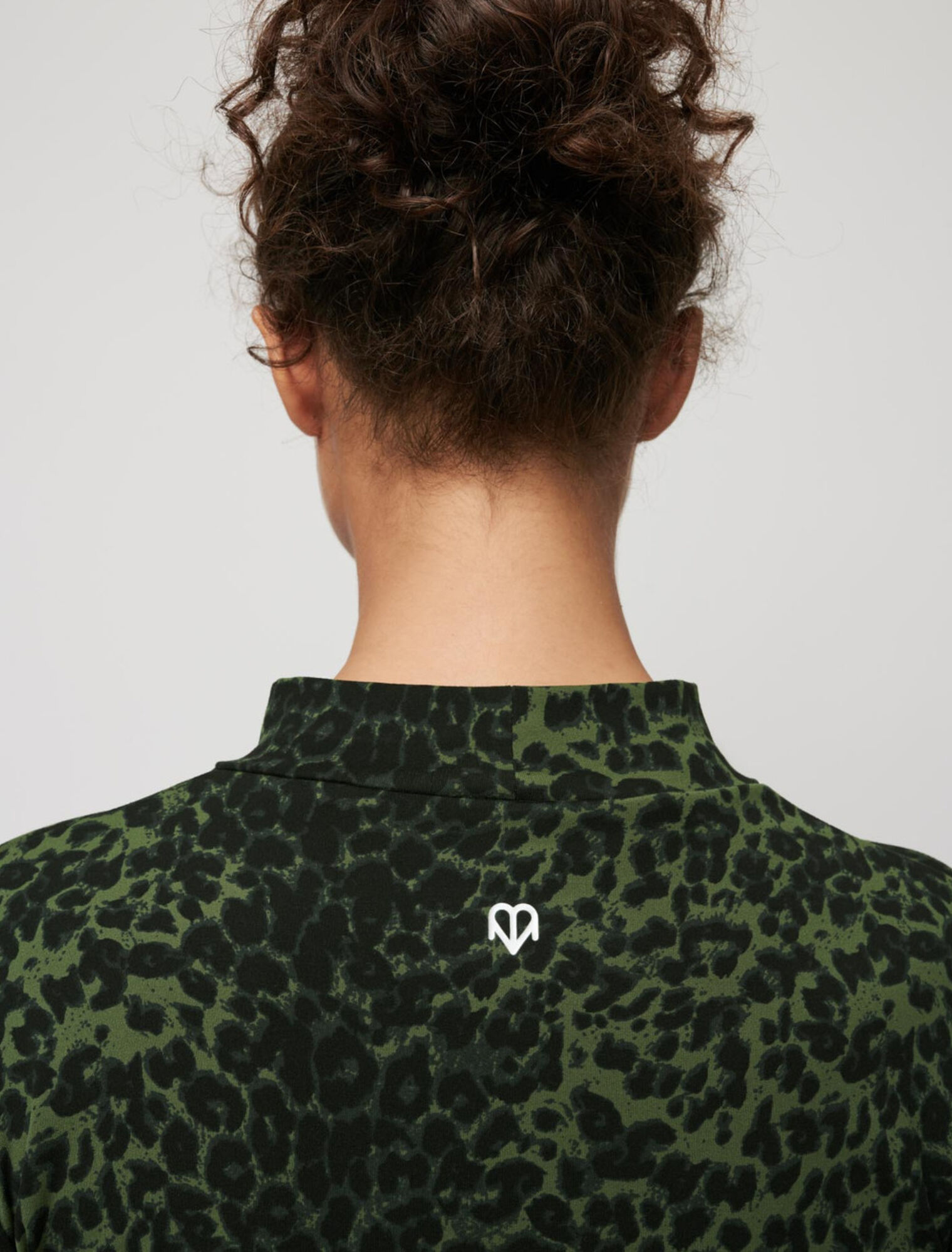 Printed mini crop top