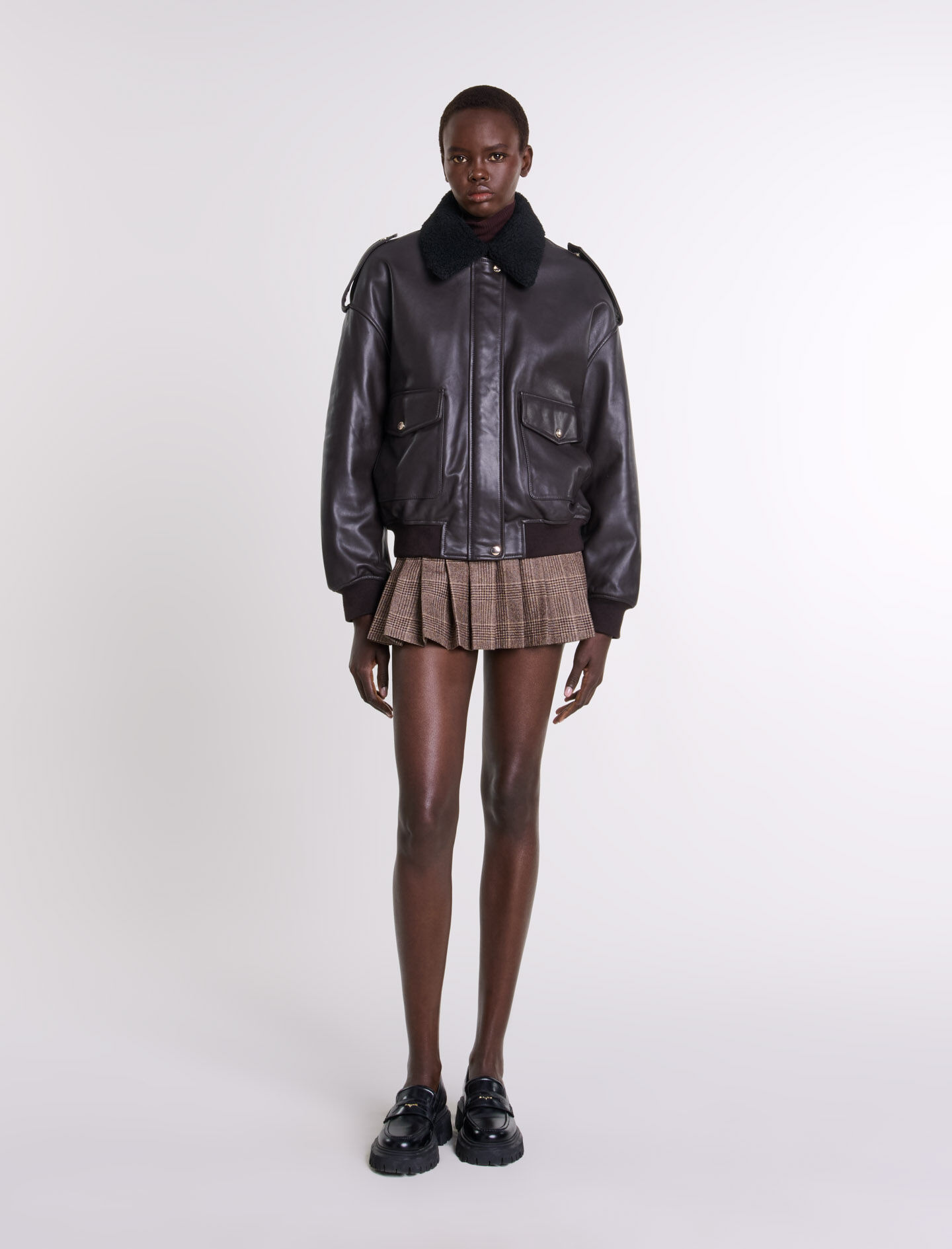 Maje biker jacket shop