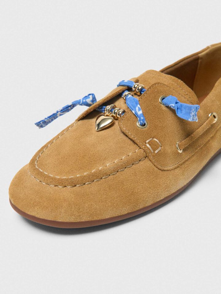 Suede boat shoes
