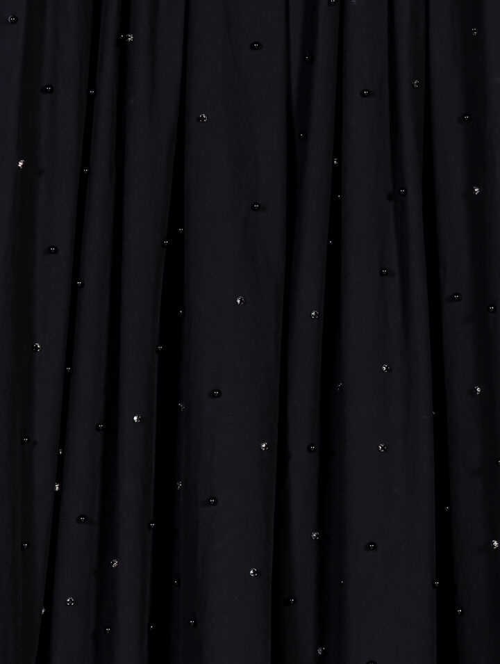 Long beaded and rhinestone skirt