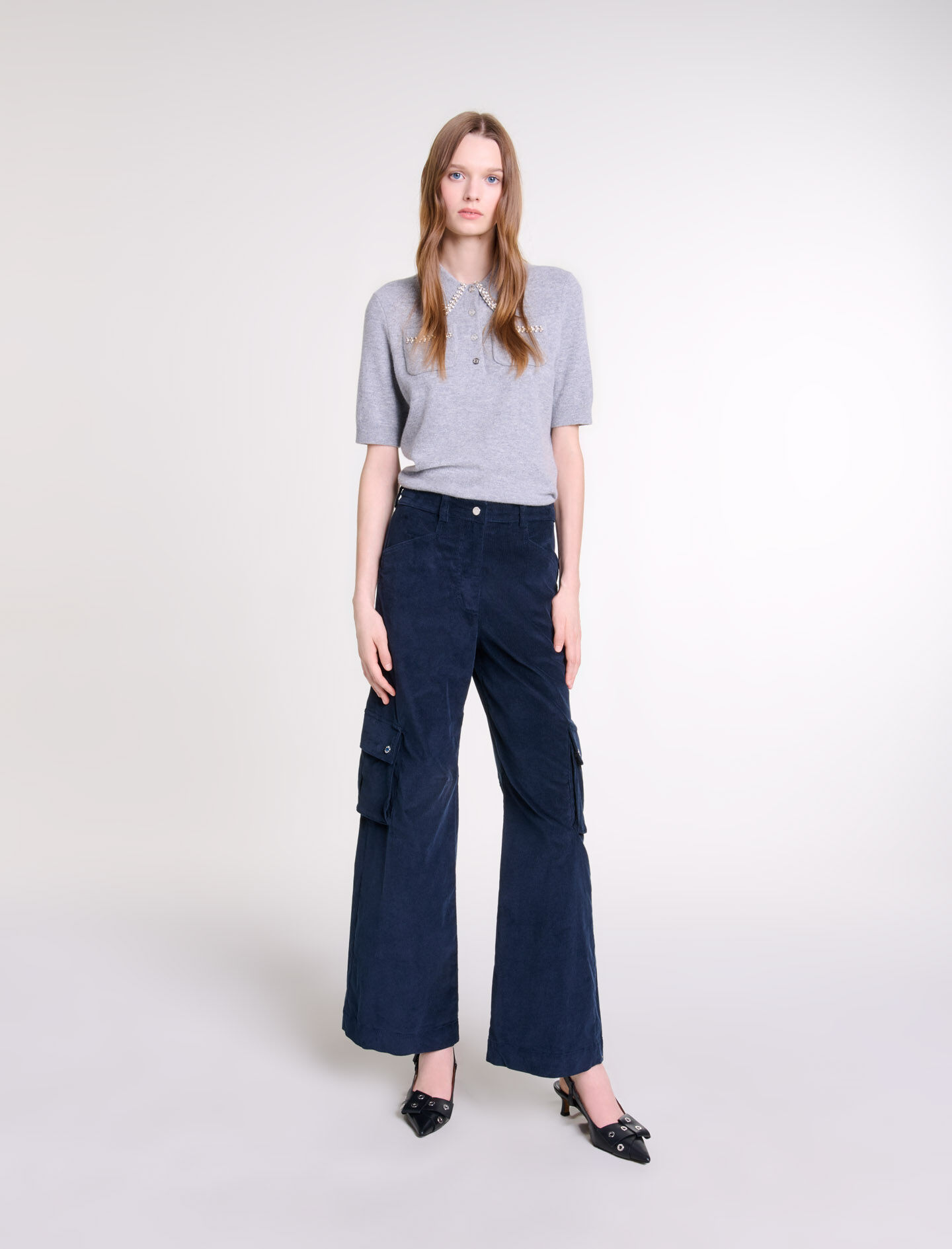 Velour cargo pants online