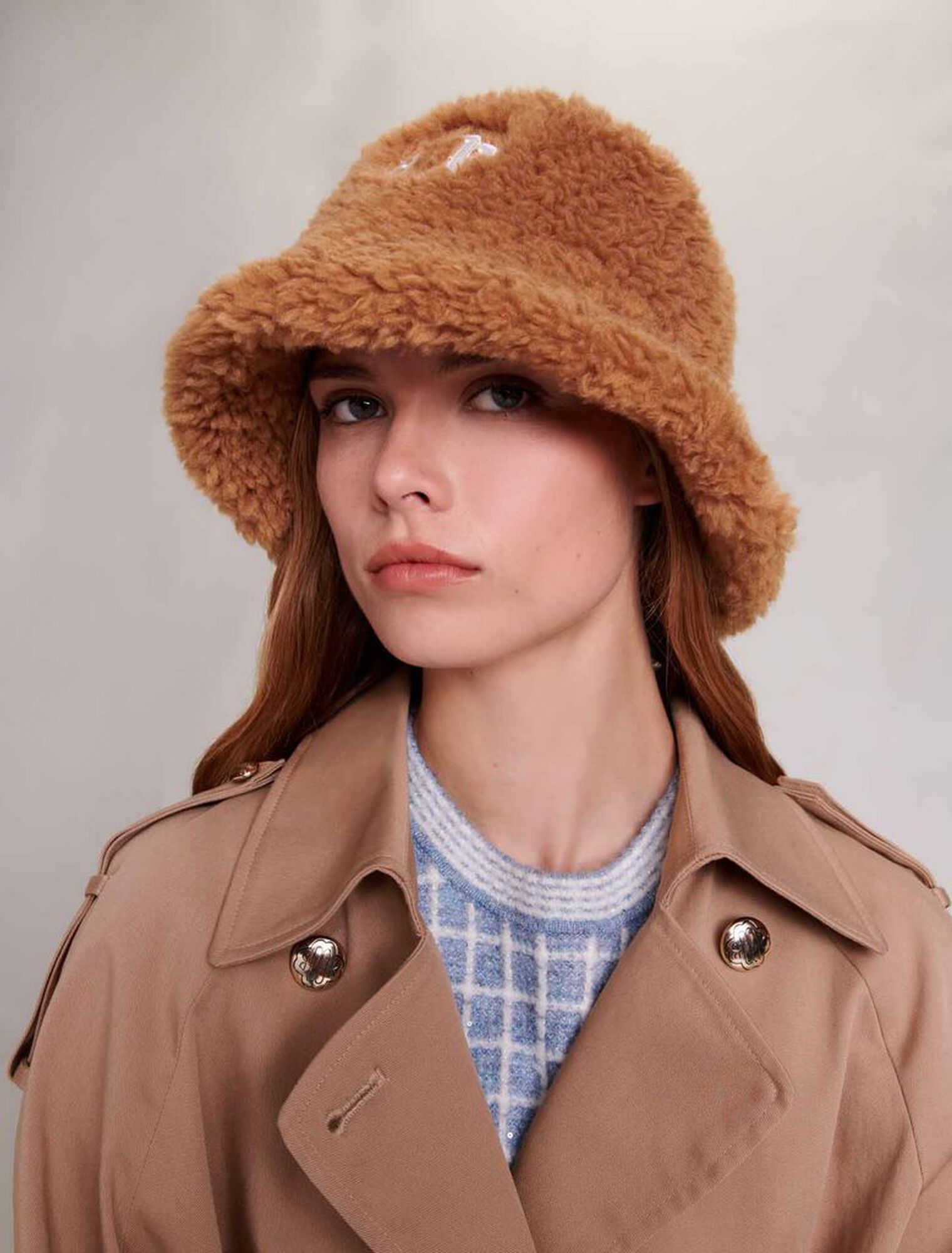 Fake fur Clover bucket hat