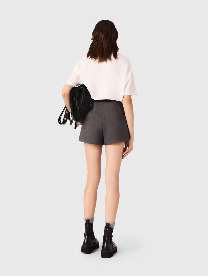 Pleated skort