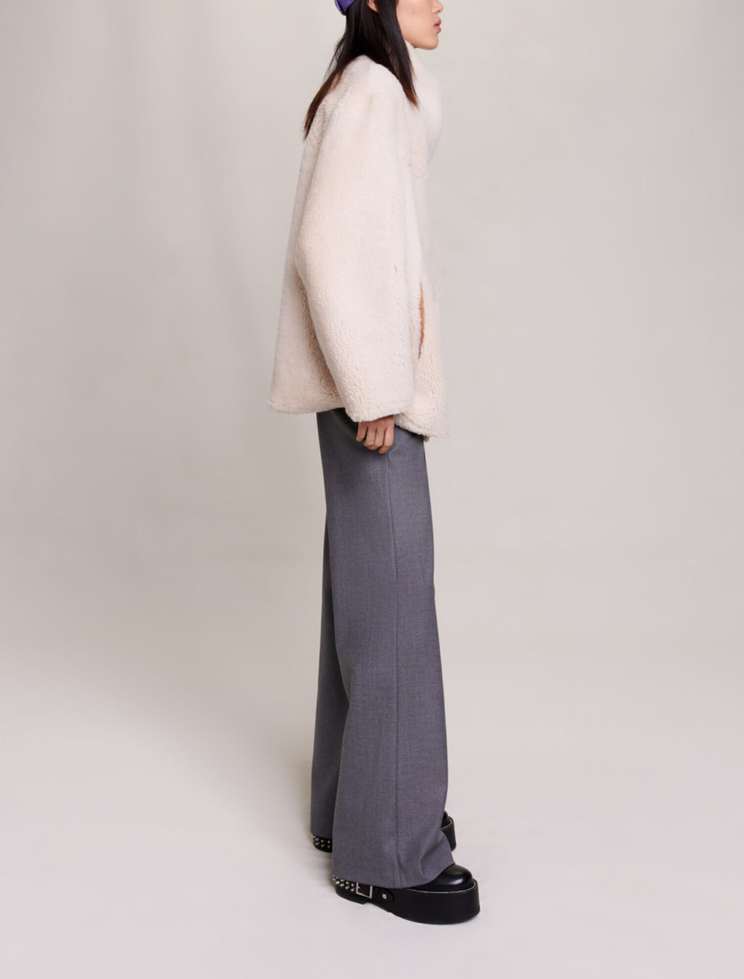 Short reversible coat