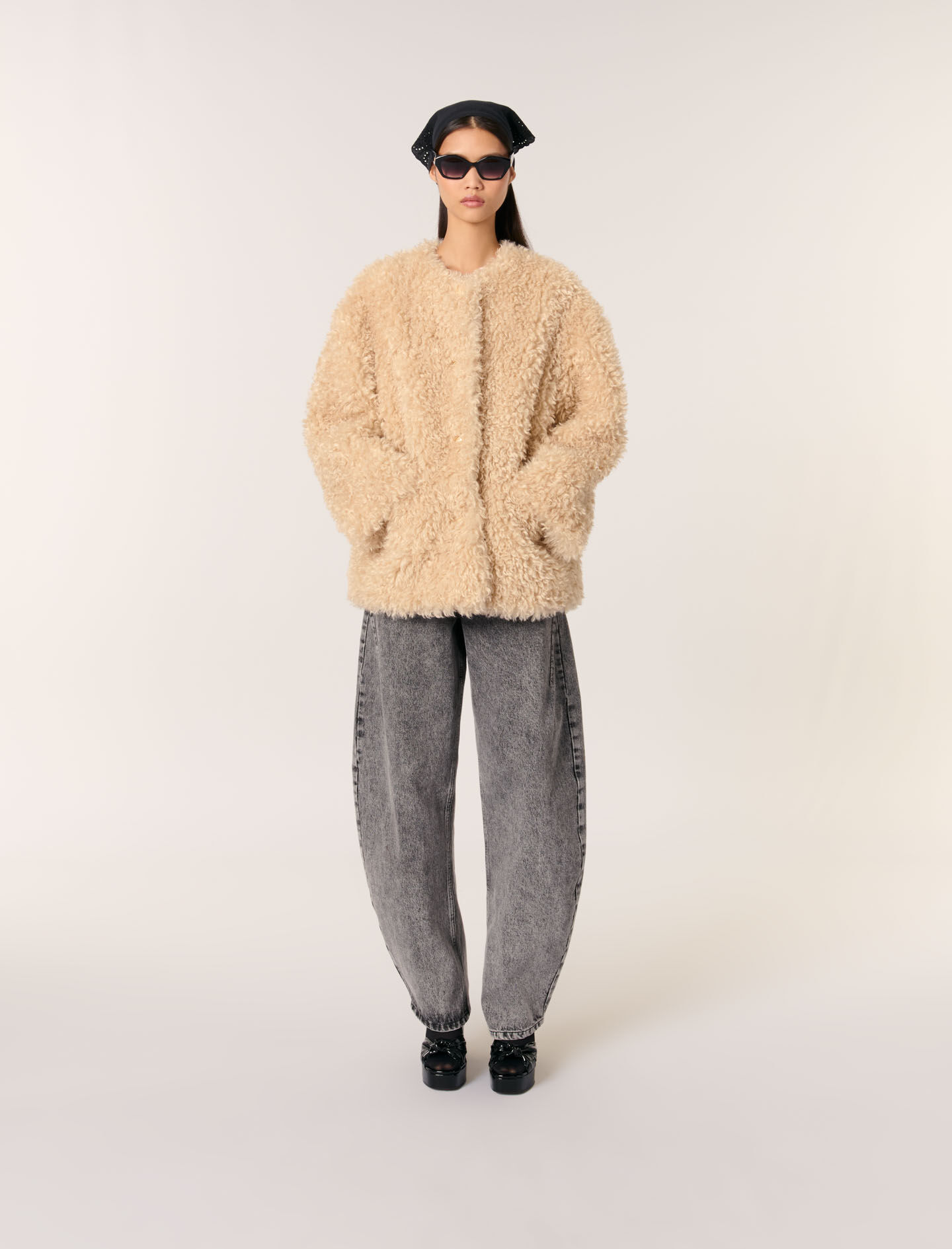 Maje faux fur online
