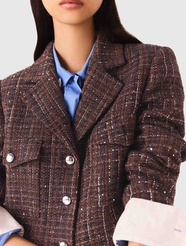 Short tweed jacket