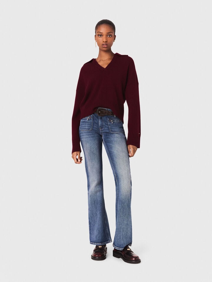 Wool-blend jumper