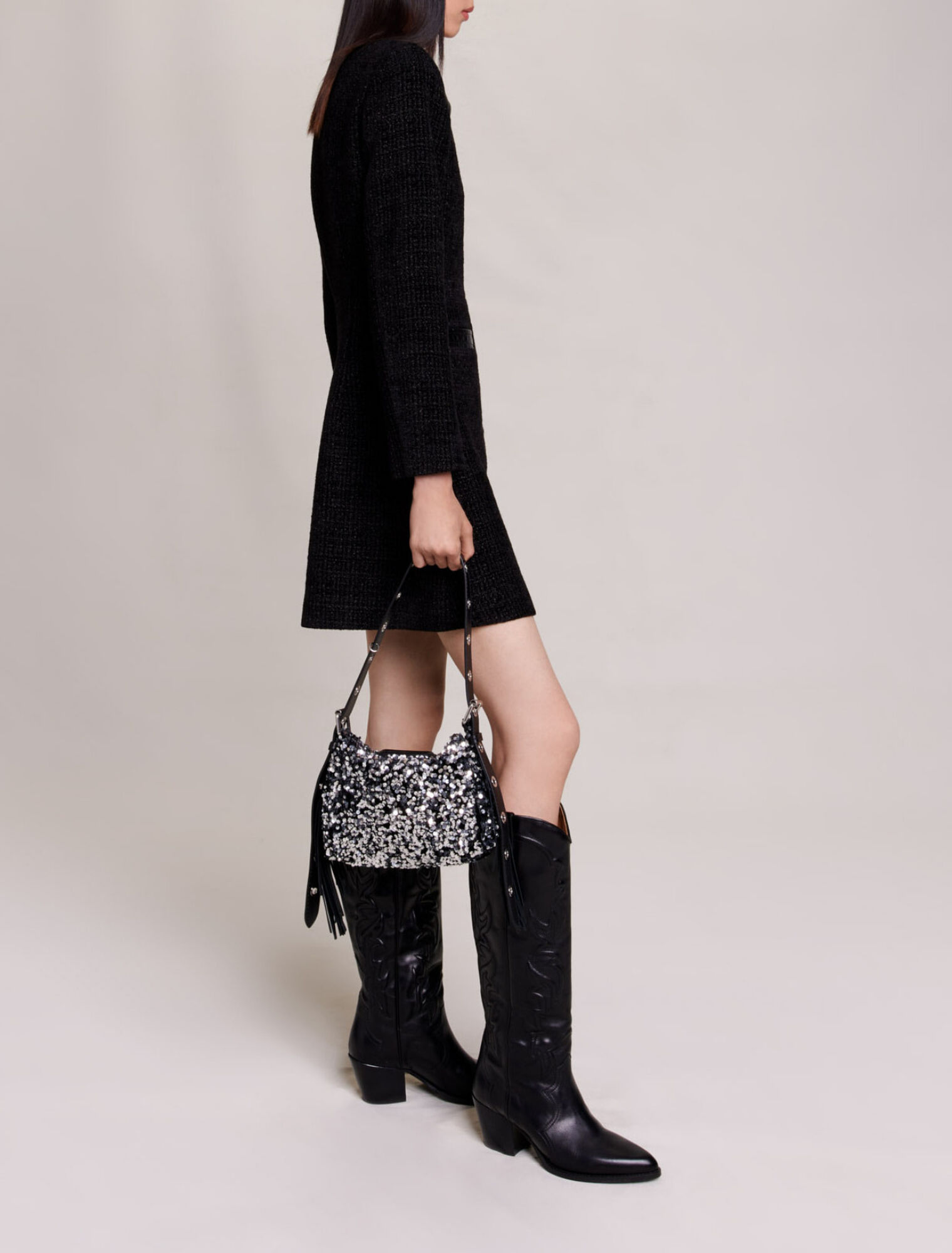 Short tweed dress