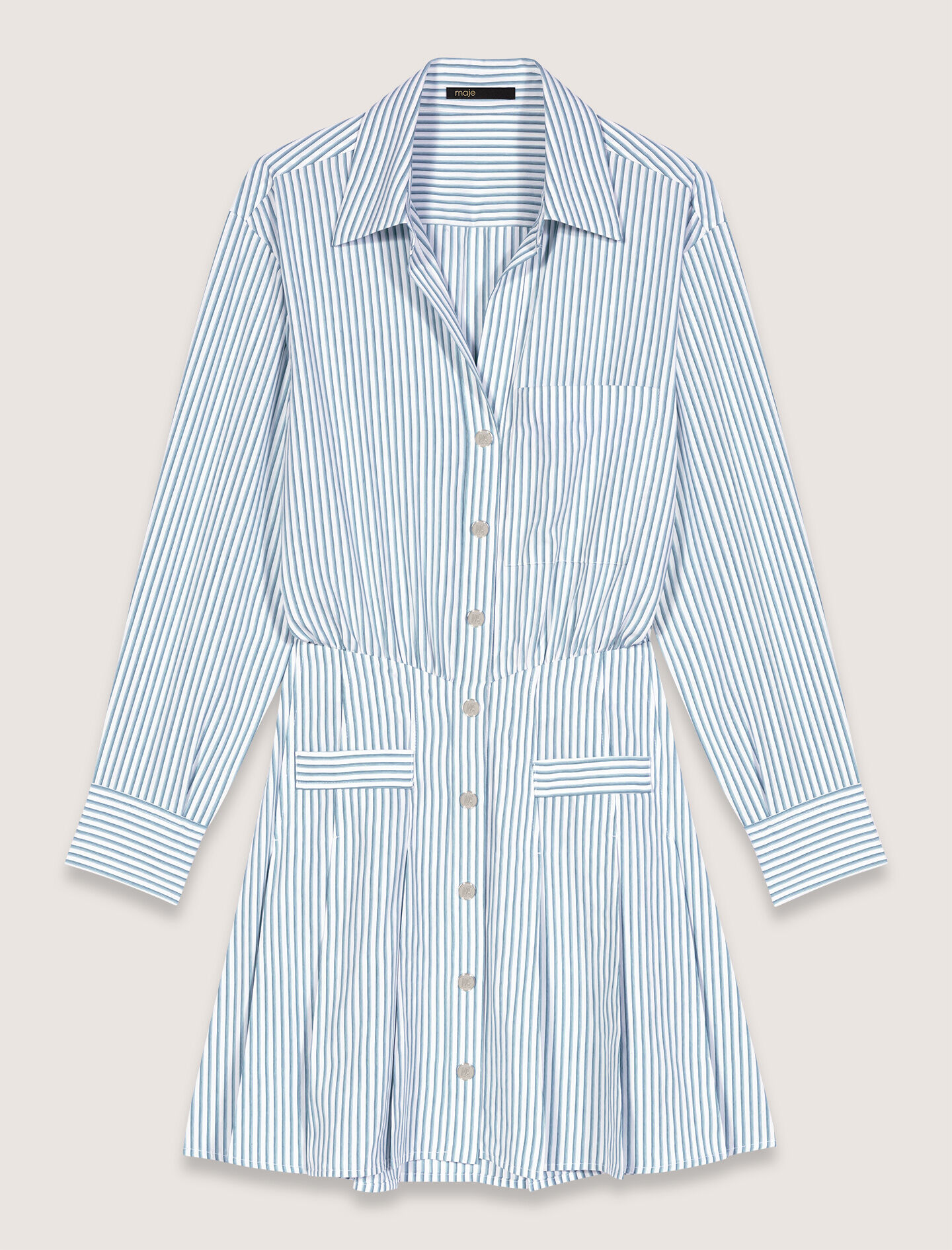 ビッグ割引 Striped shirt dress - Dresses | Maje ワンピース