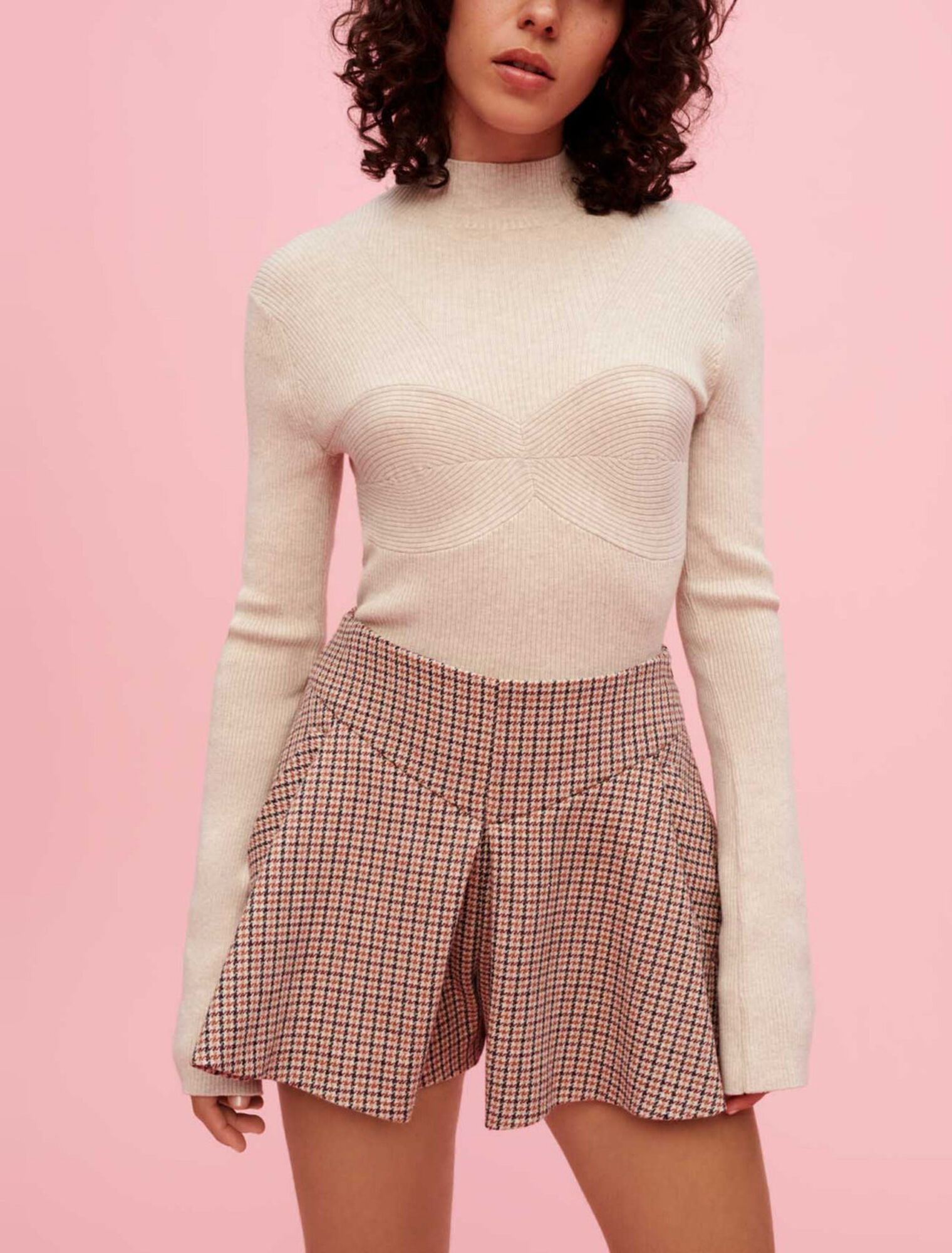 Houndstooth skort