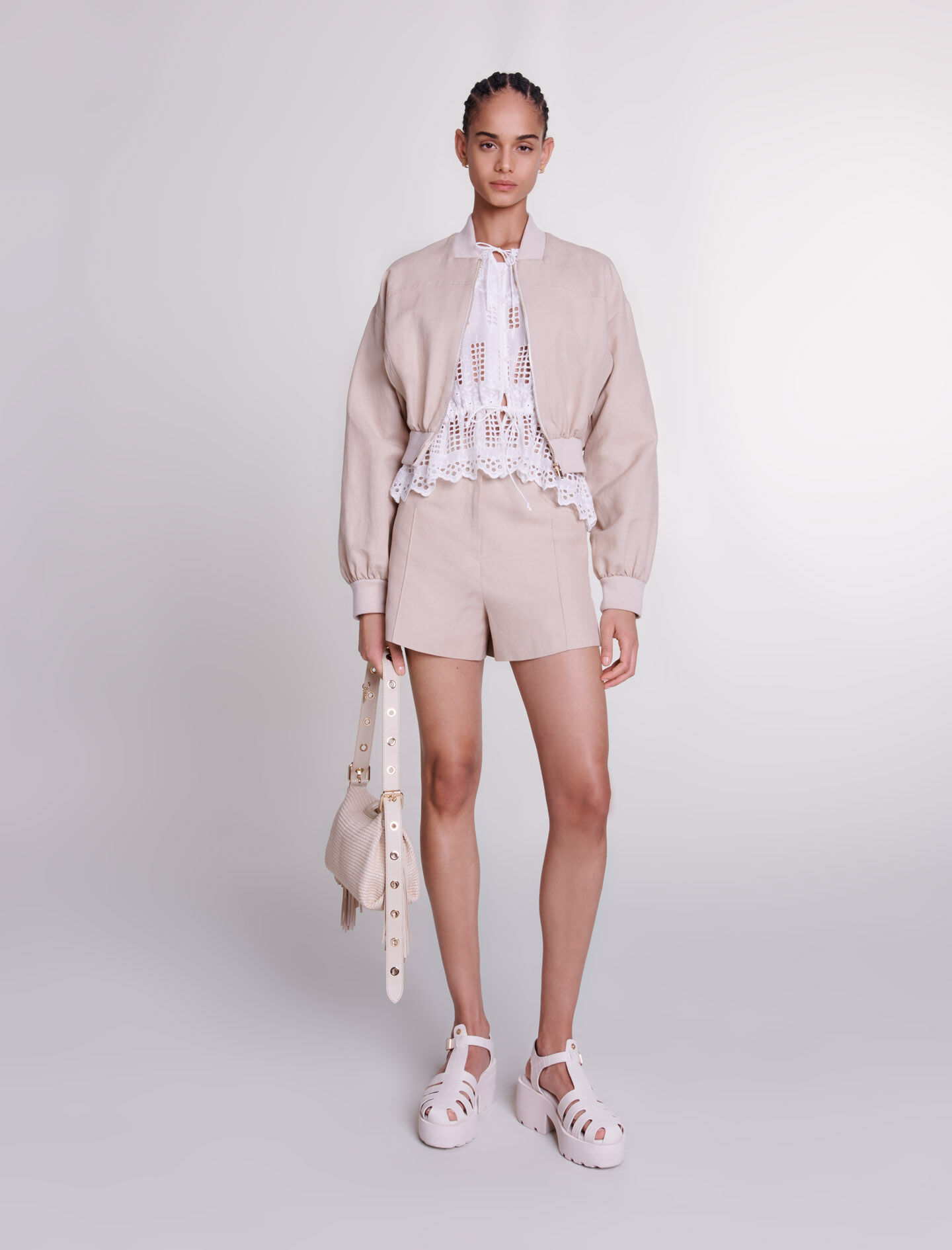 Maje cropped jacket new arrivals