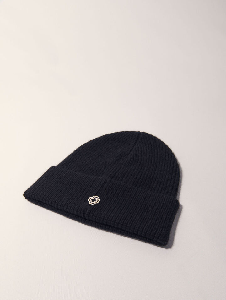 Wool and cashmere hat