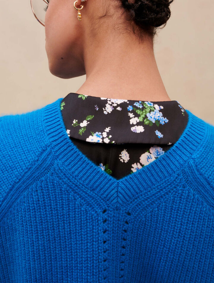 Ribbed cashmere jumper