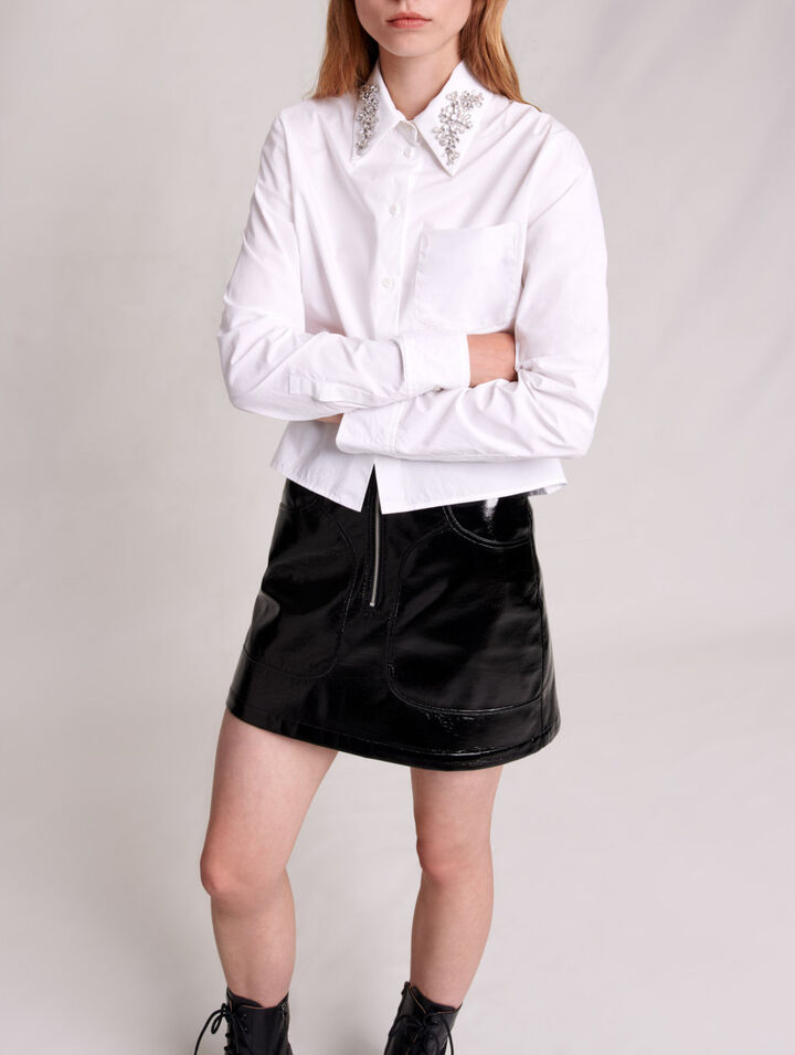 Cropped shirt