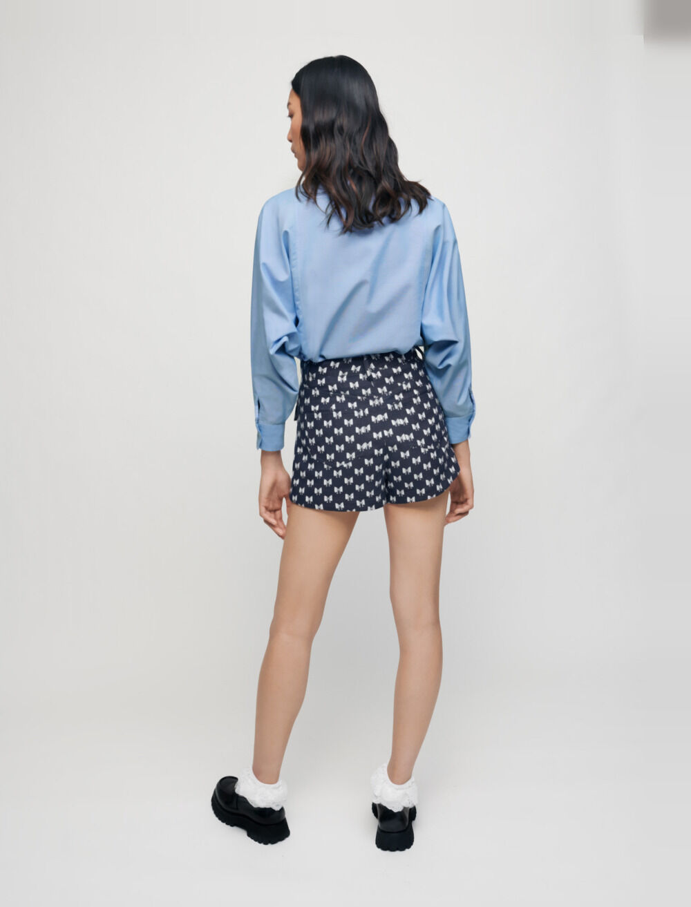 特別オファー shorts knot Jacquard - Maje | Offline_Skirts-Shorts パンツ