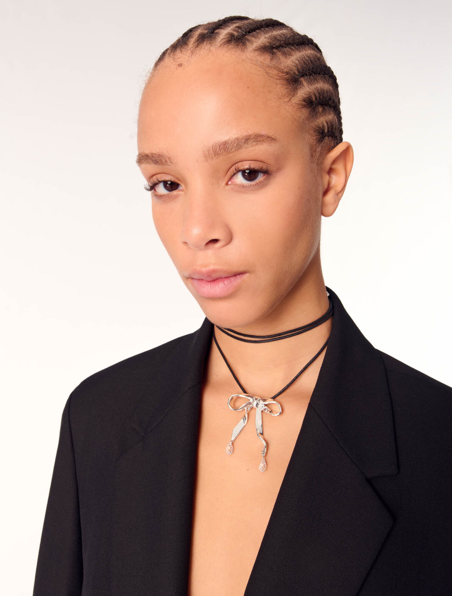 Belted suit jacket