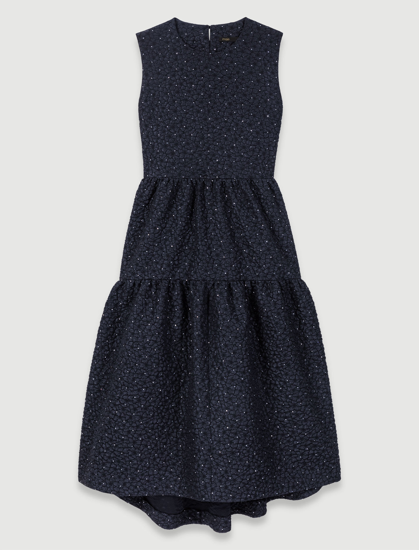 日本最大のブランド maxi Rhinestone dress Maje | dresses Maxi - ワンピース