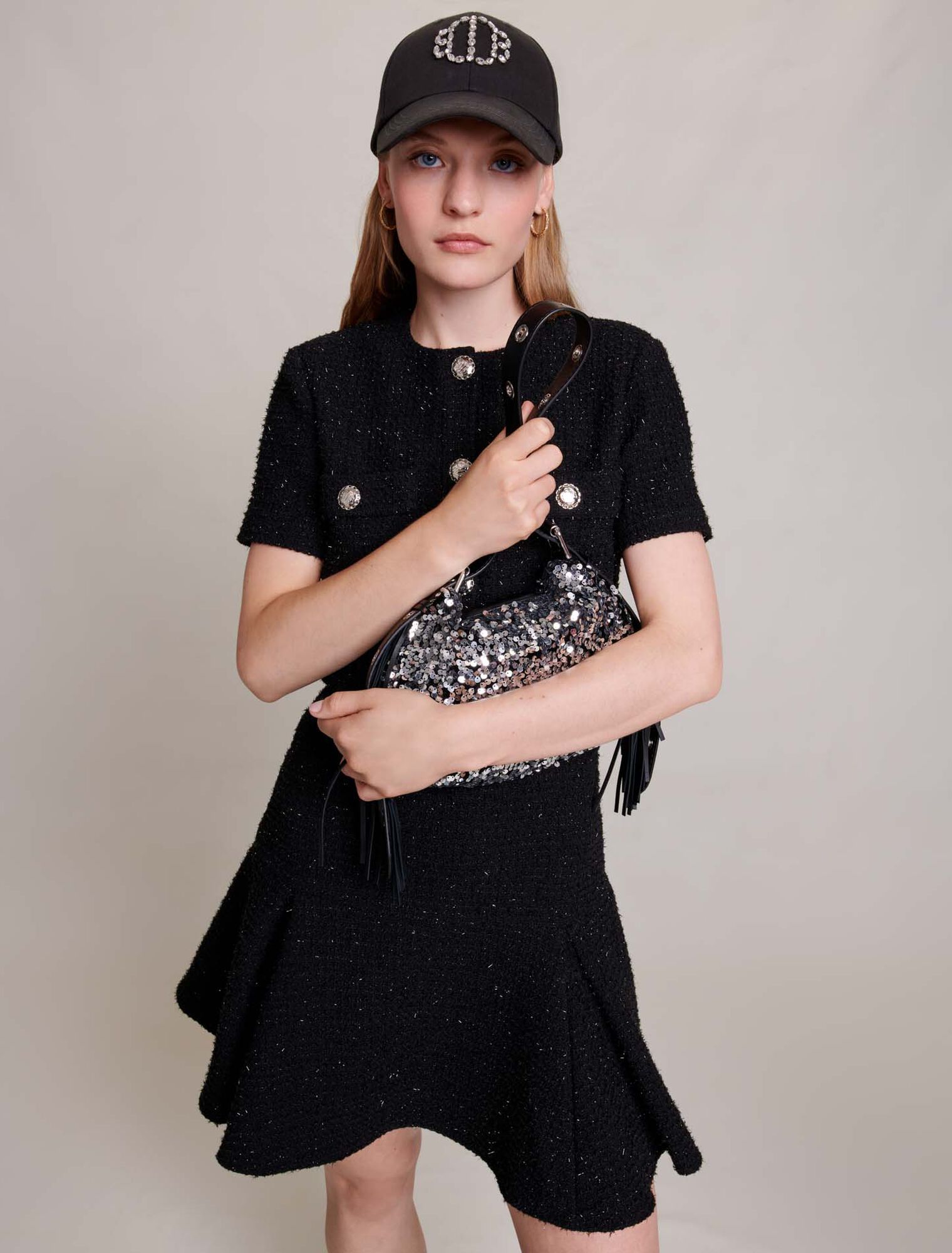Short tweed dress