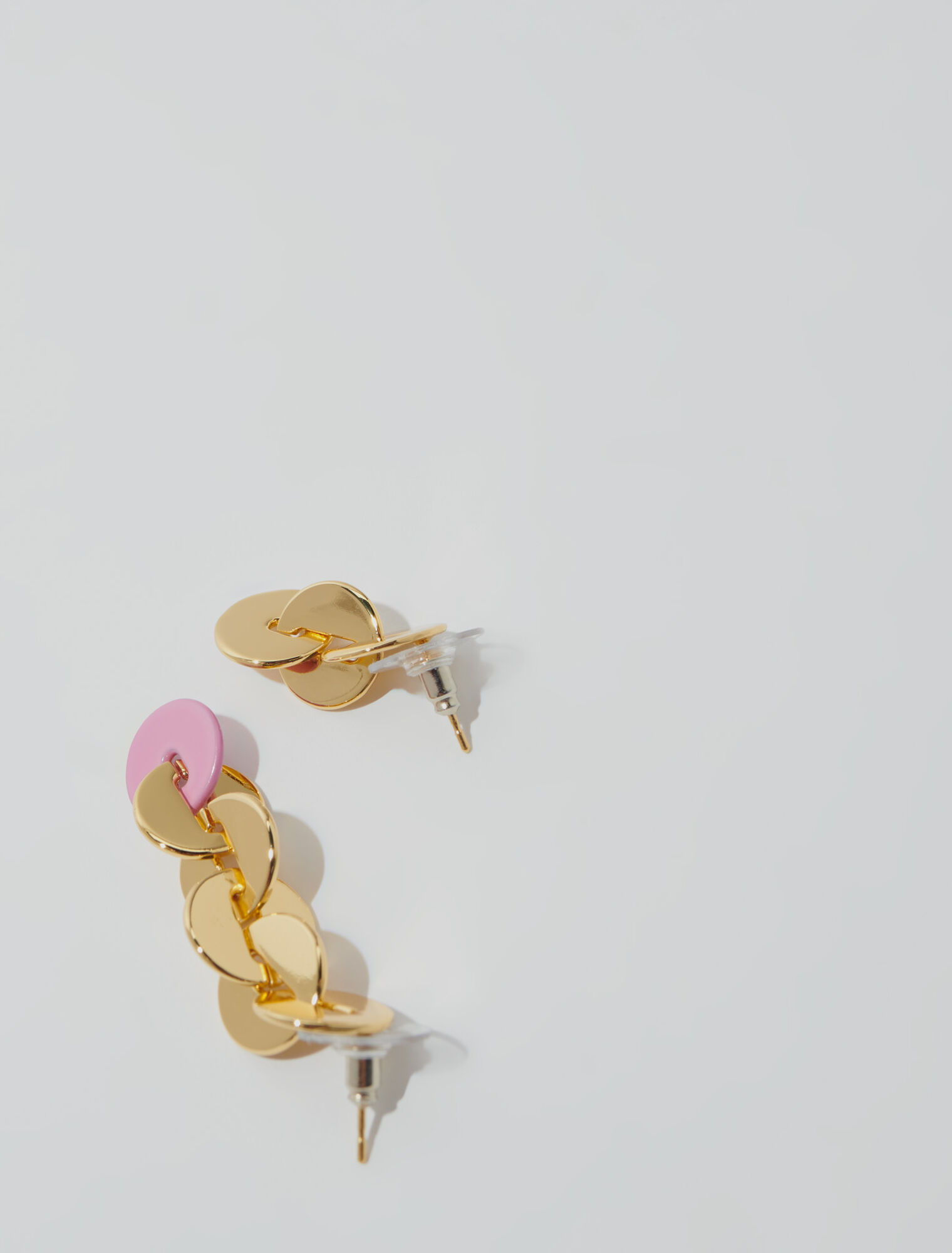 Enameled earrings