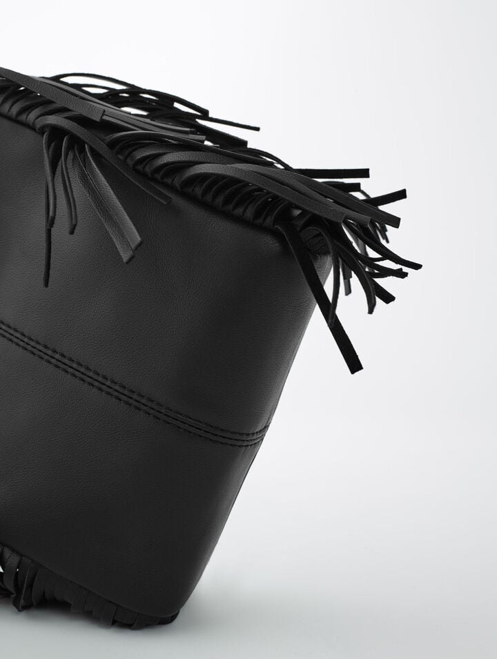 Mini M bag in smooth leather