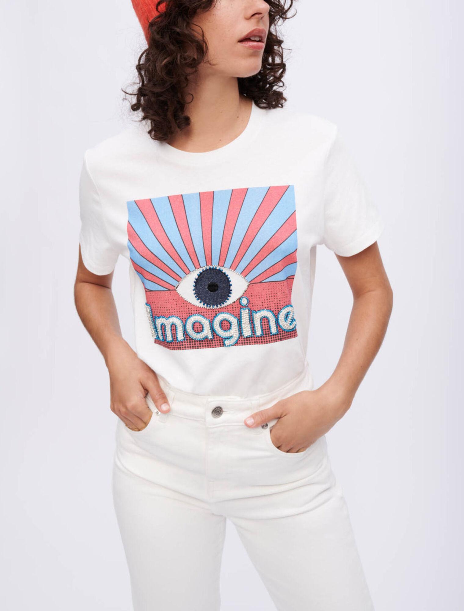 Silkscreen printed T-shirt