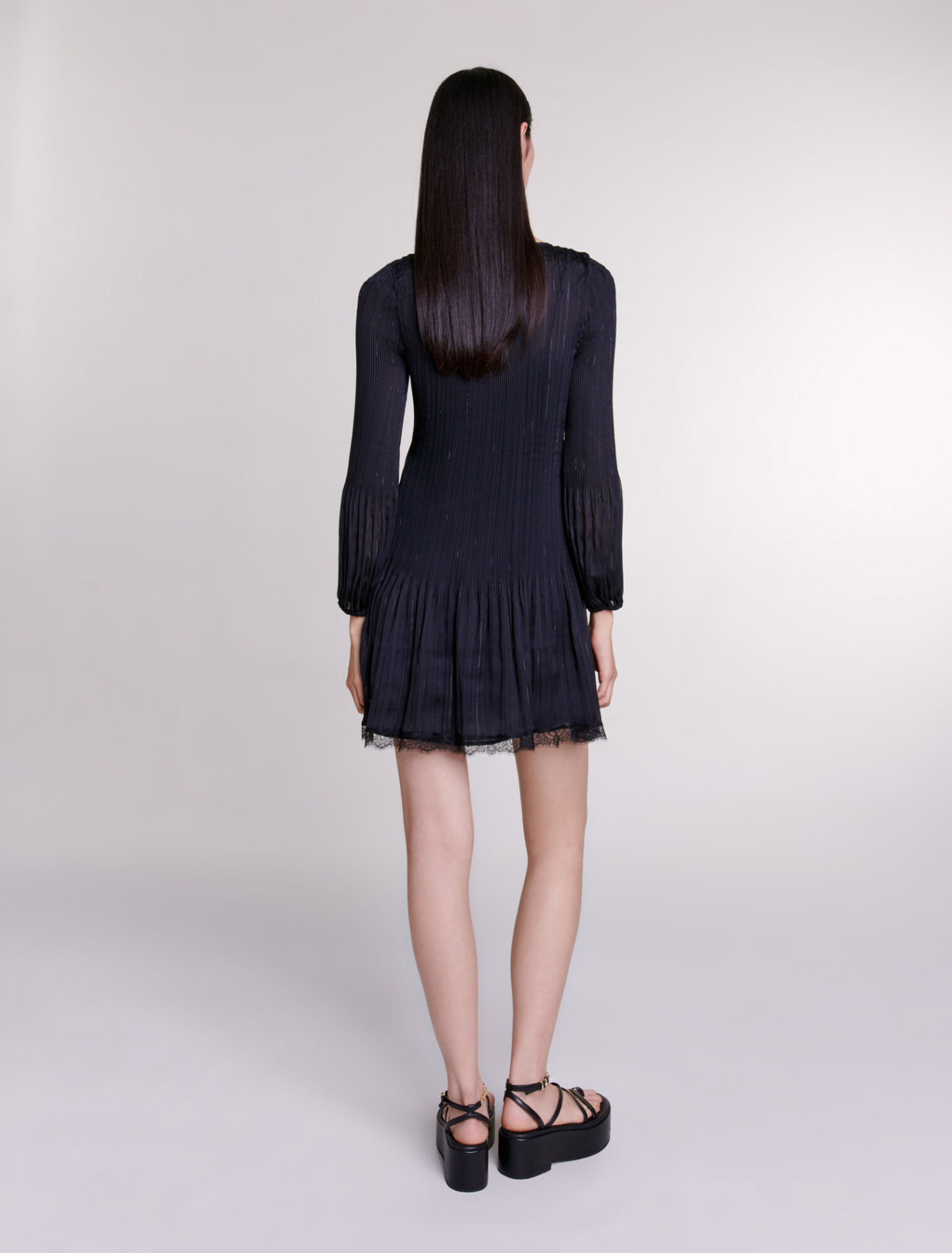 Short pleated dress