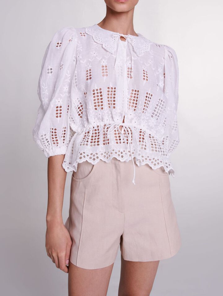 Linen shorts